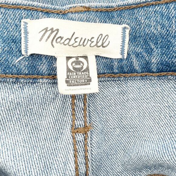 Madewell The Perfect Vintage Jeans Womens Size 27 Blue Denim Cropped Medium Wash - Picture 8 of 8